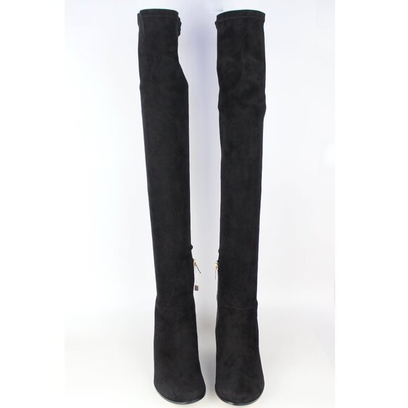 NEW JIMMY CHOO Myren Stretch Suede Over-the-knee Boots - Picture 5 of 16